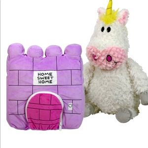 HAPPY NAPPERS REVERSIBLE PALACE TO UNICORN PILLOW